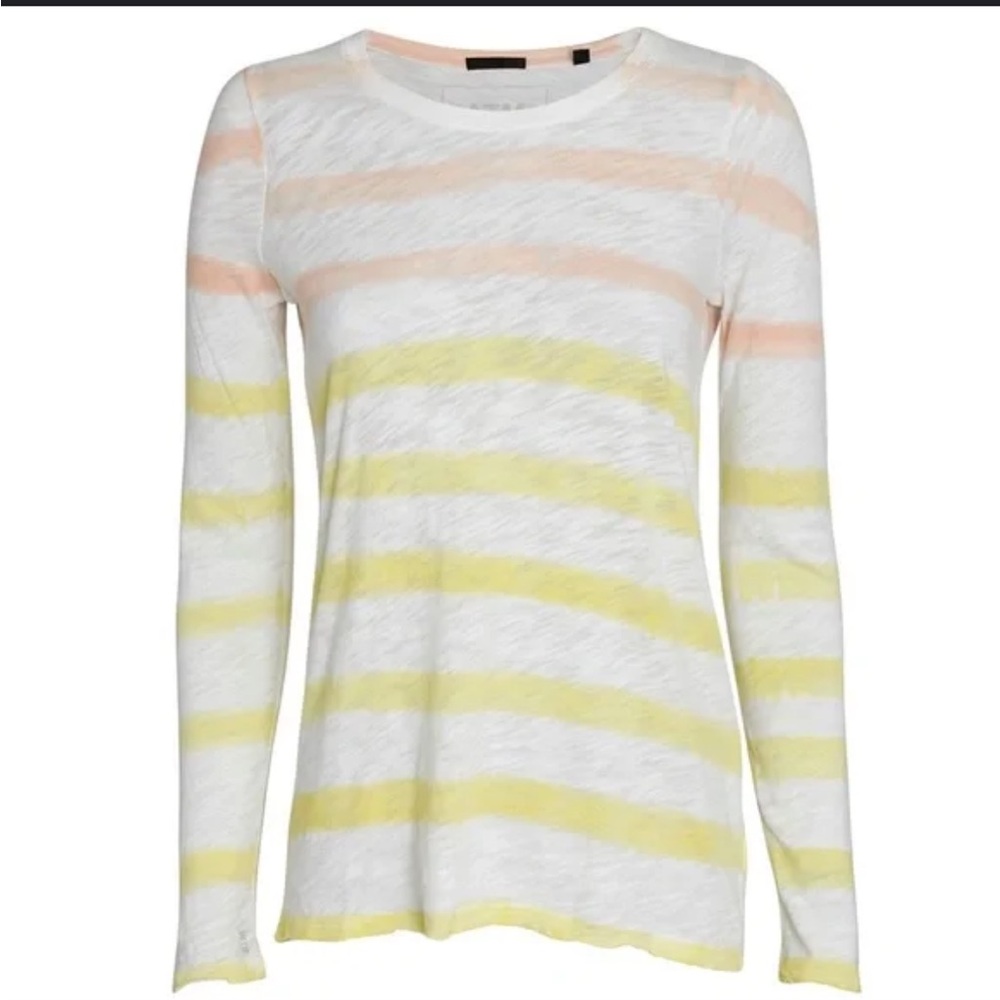 ATM Anthony Thomas Melillo Tie Dye Destroyed Wash T-Shirt